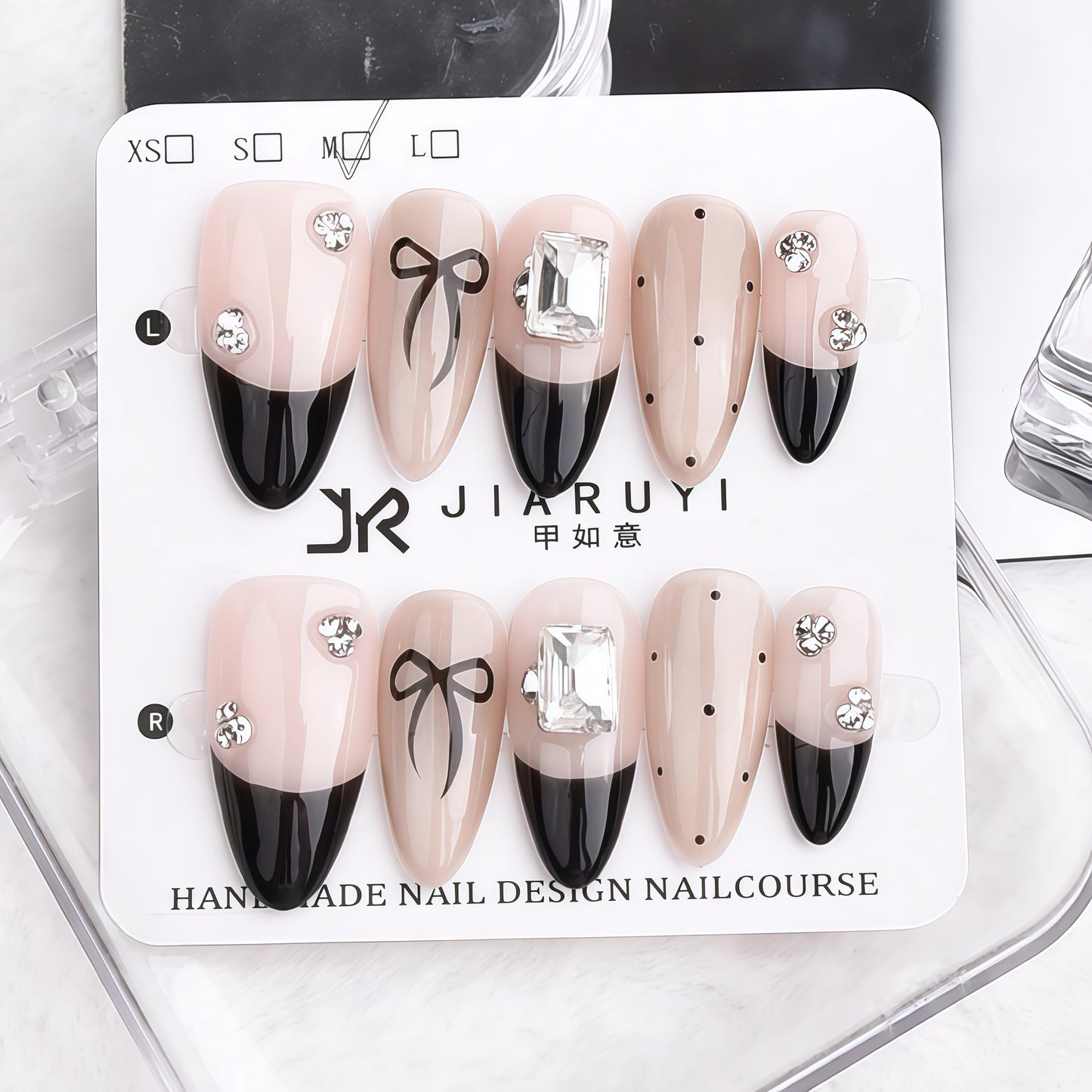 ZX-1814-AM-Shiny Diamonds Nails