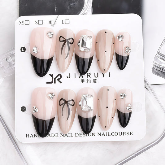 ZX-1814-AM-Shiny Diamonds Nails