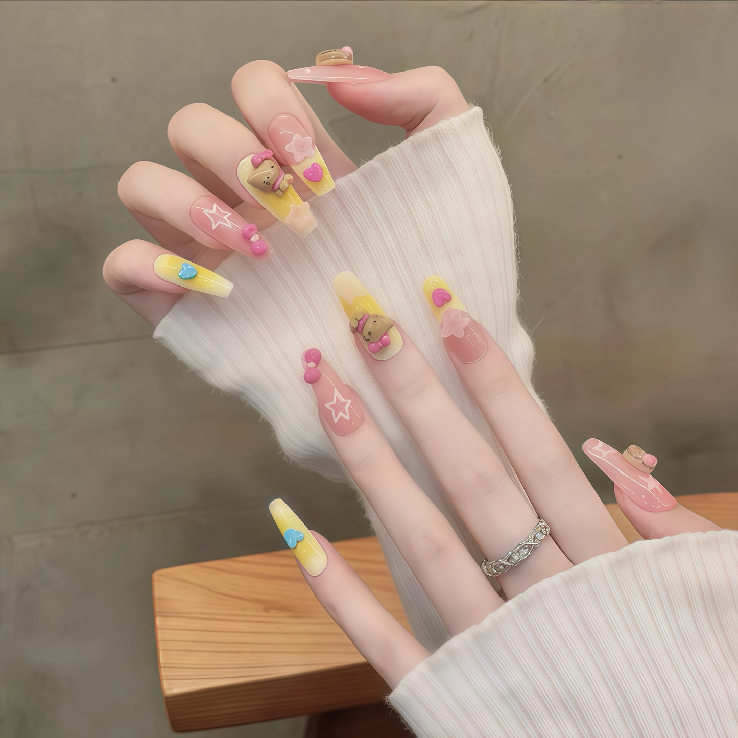 ZX-2030-CA-Shiny Diamonds Nails