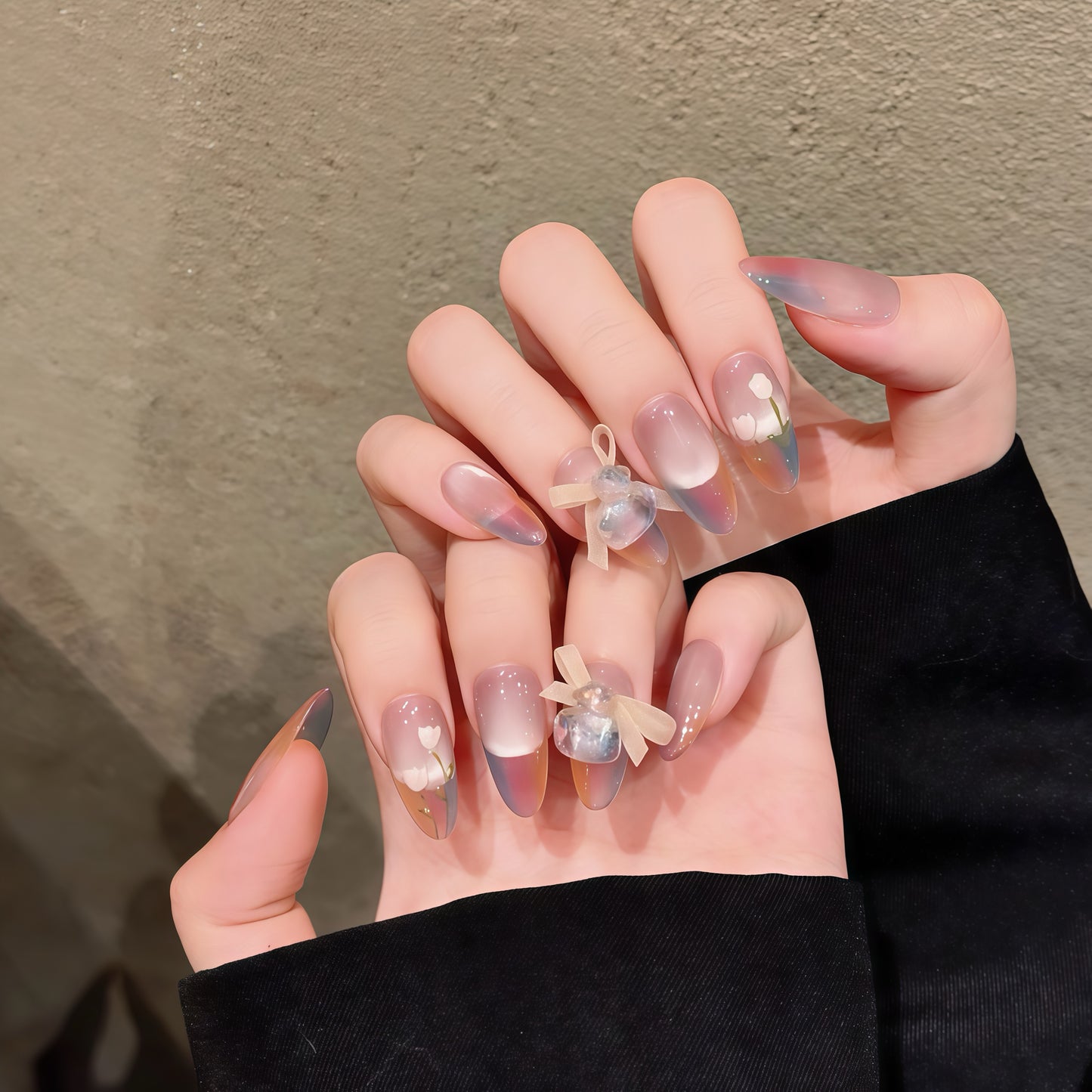 ZX-2122-CH-Shiny Diamonds Nails
