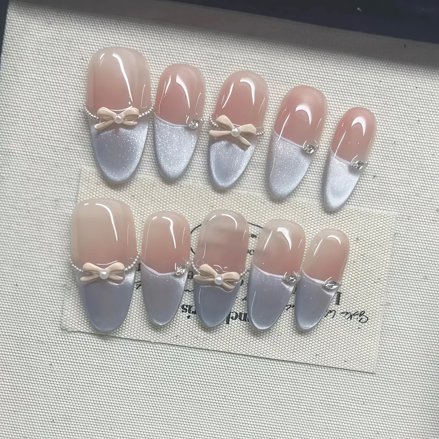 ZX-5-CH-Shiny Diamonds Nails