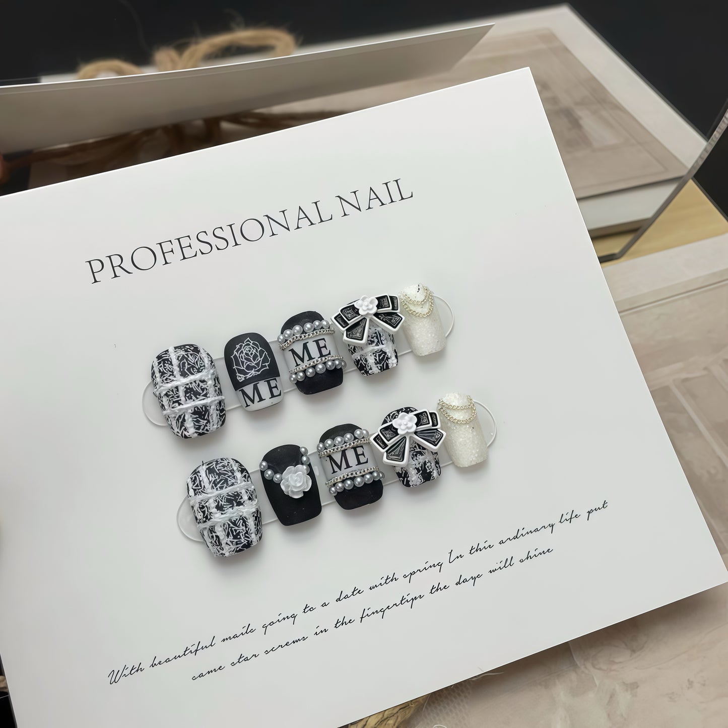 ZX-470-AM-Shiny Diamonds Nails