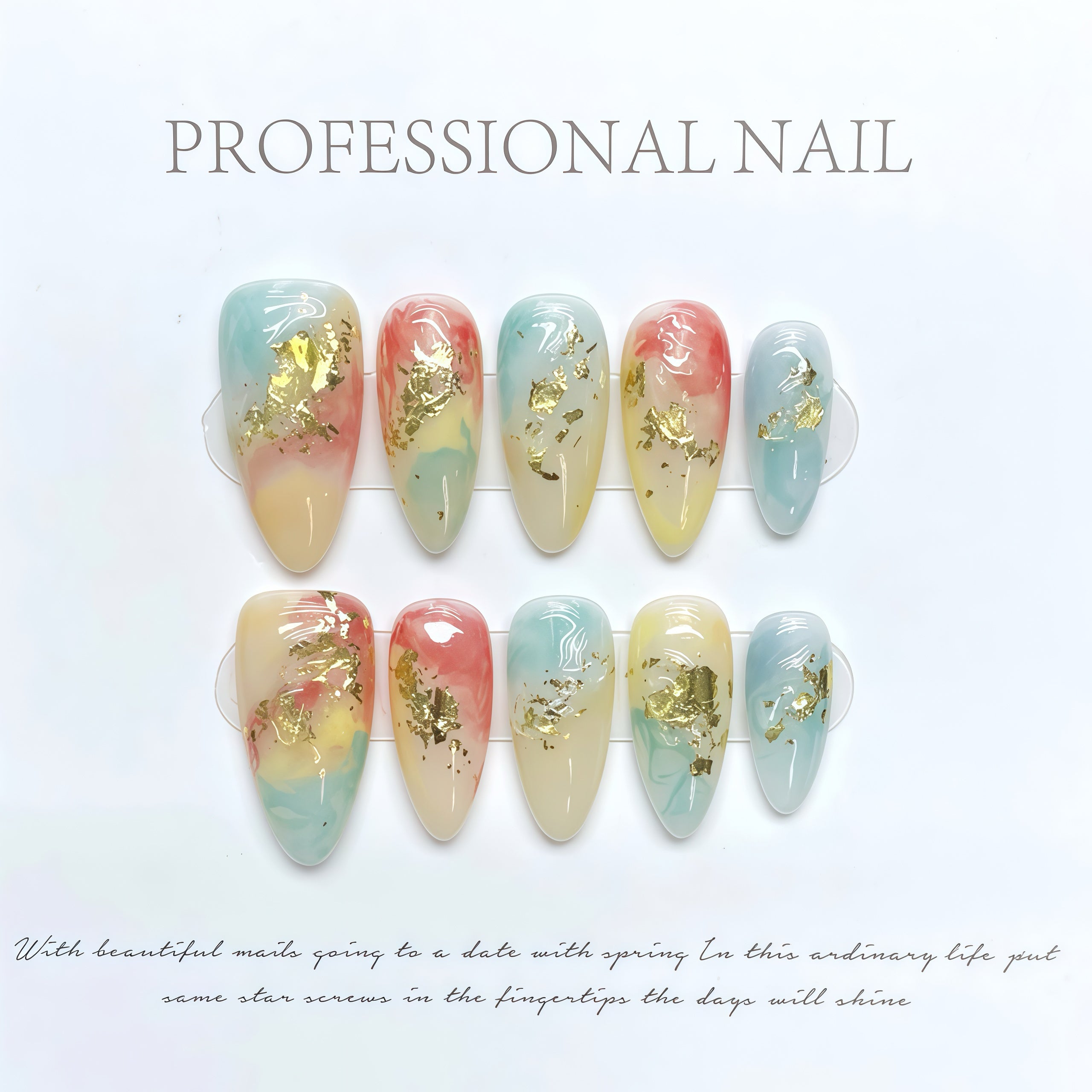 ネイルンページ Chinese Style – ZX Shiny Diamonds Nails