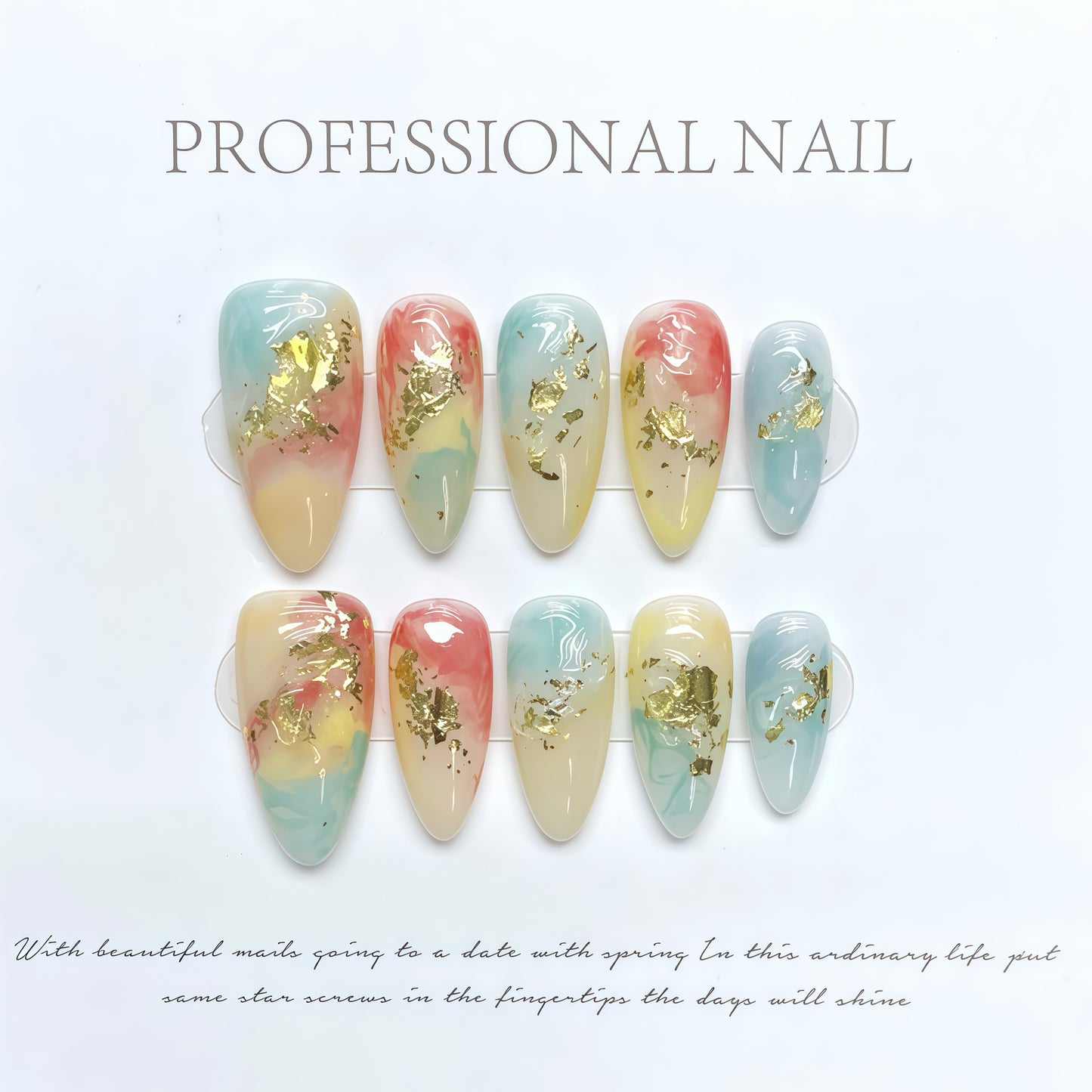 ZX-1146-CH-Shiny Diamonds Nails