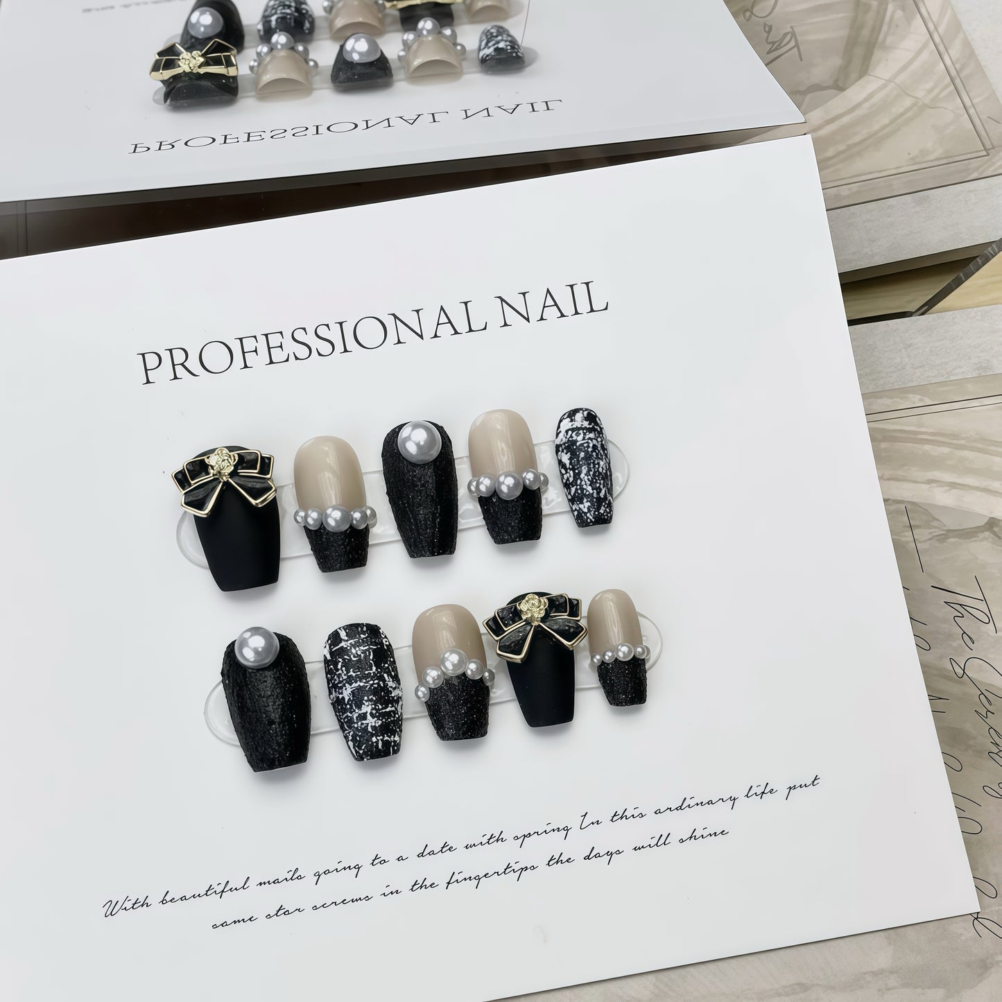 ZX-548-AM-Shiny Diamonds Nails