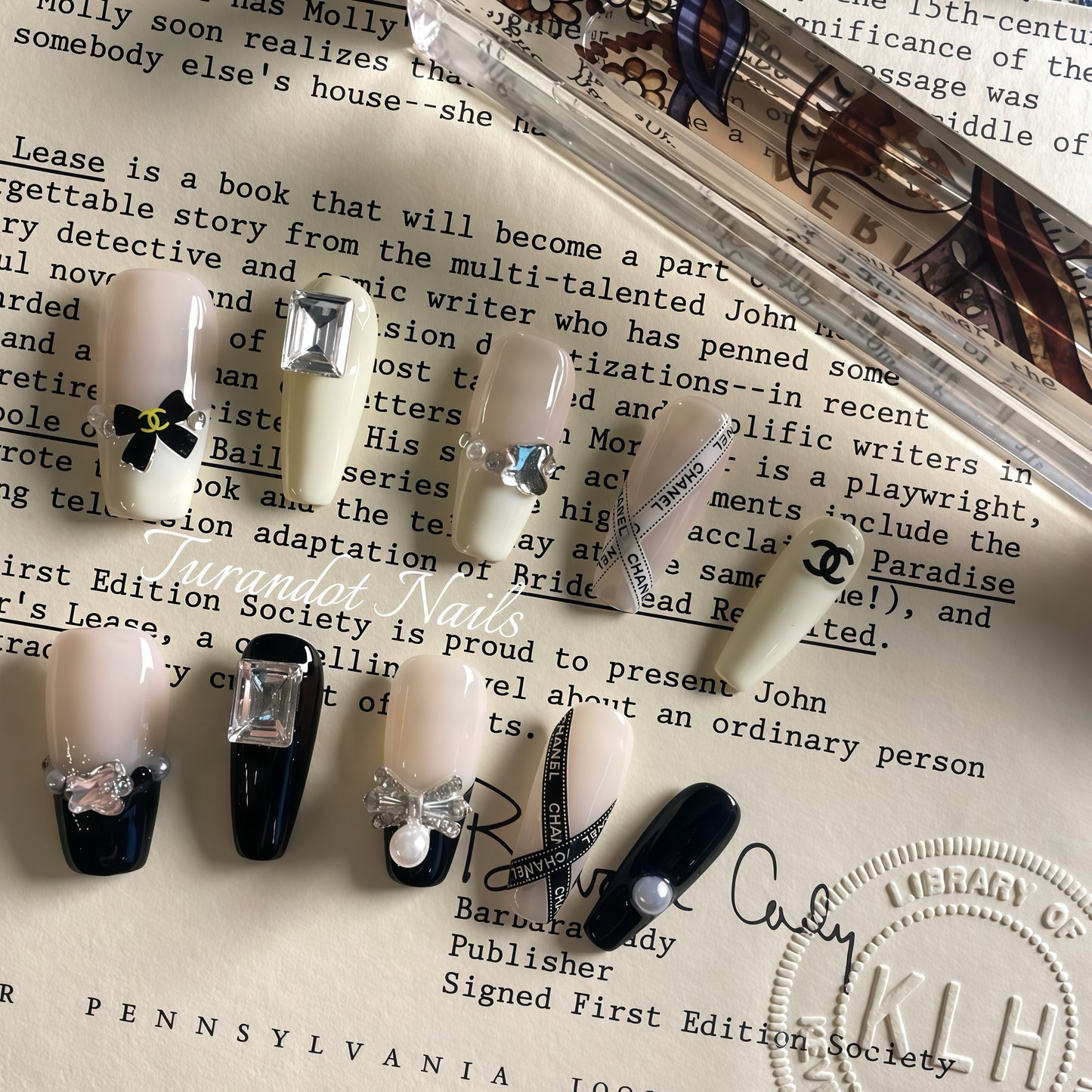 ZX-537-AM-Shiny Diamonds Nails