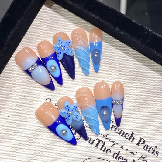 ZX-2060-AM-Shiny Diamonds Nails