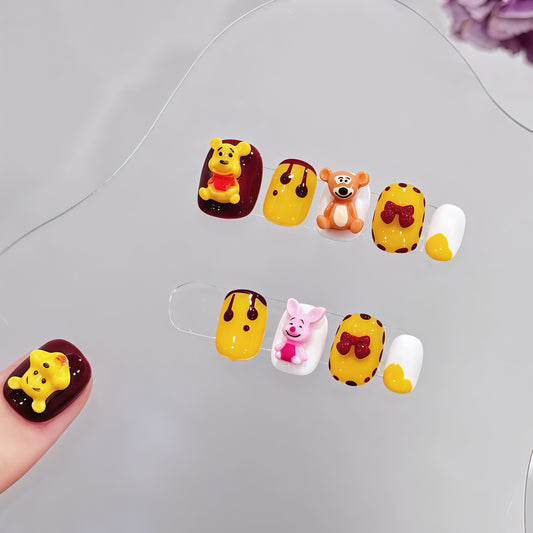 ZX-1484-CA-Shiny Diamonds Nails