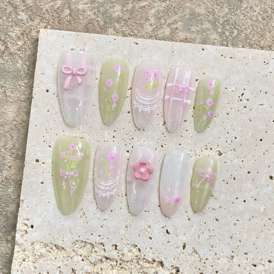 ZX-1829-CA-Shiny Diamonds Nails