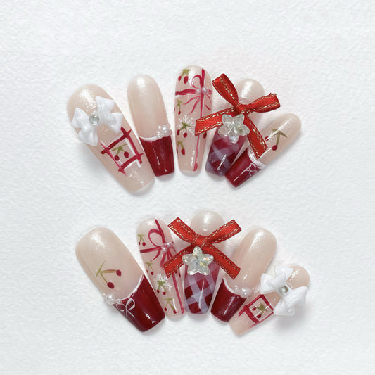 ZX-1368-CH-Shiny Diamonds Nails