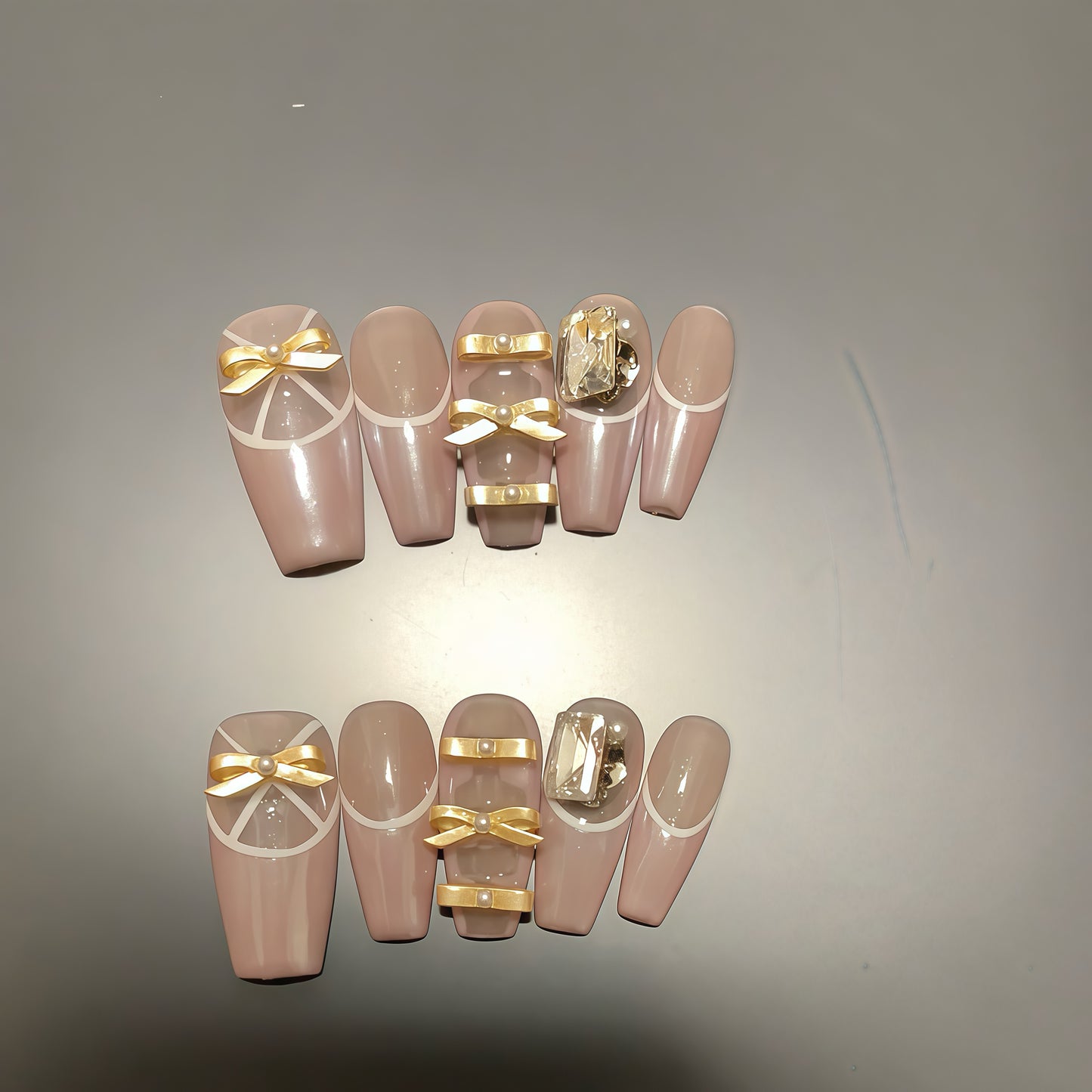 ZX-950-AM-Shiny Diamonds Nails