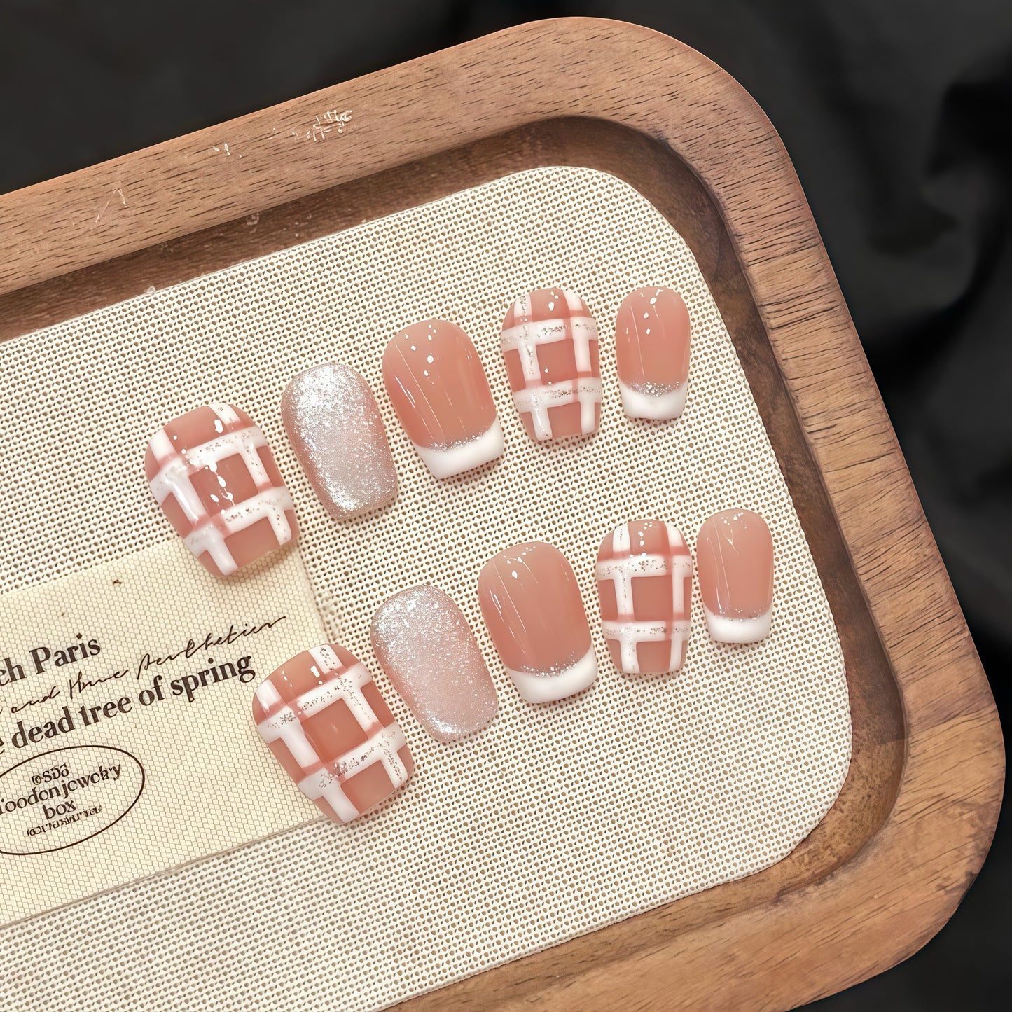 ZX-2386-CA-Shiny Diamonds Nails