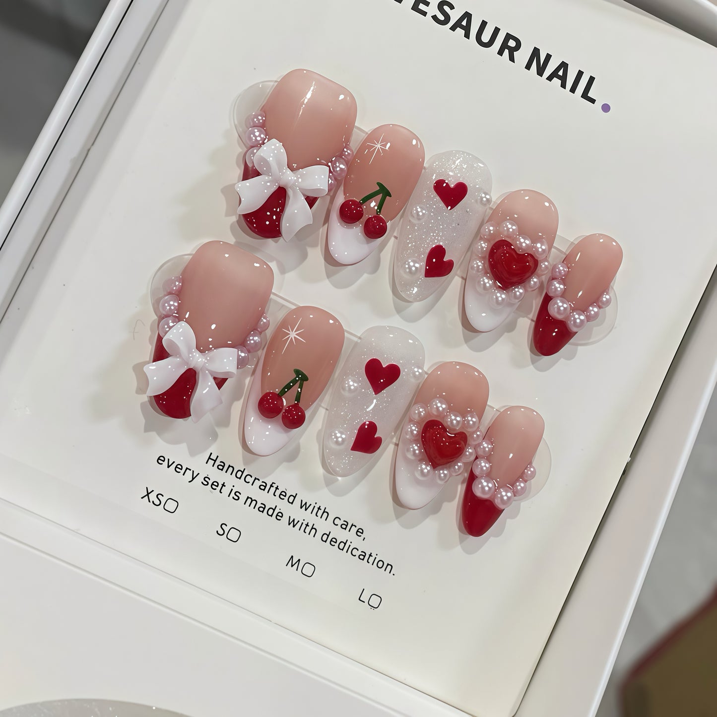 ZX-1841-CA-Shiny Diamonds Nails