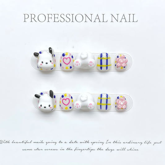 ZX-C24-CA-Shiny Diamonds Nails