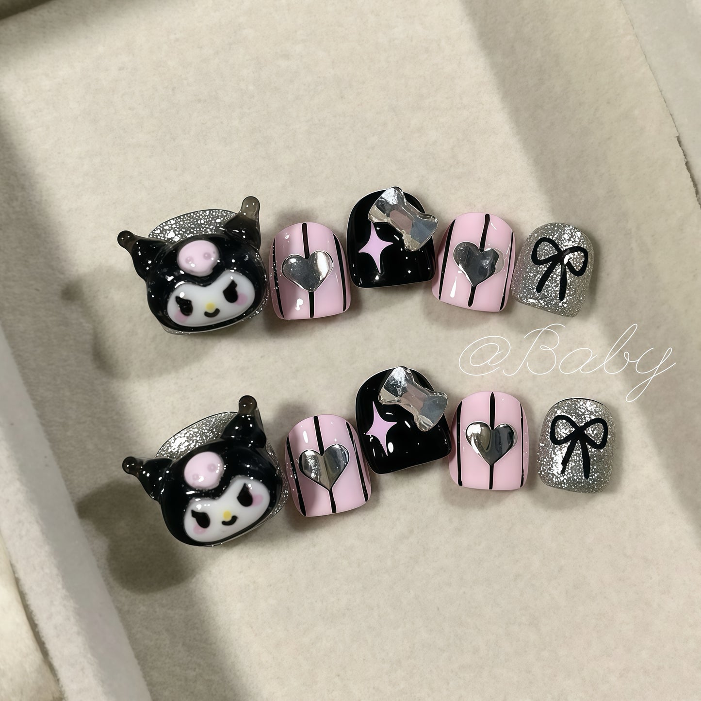 ZX-C73-CA-Shiny Diamonds Nails