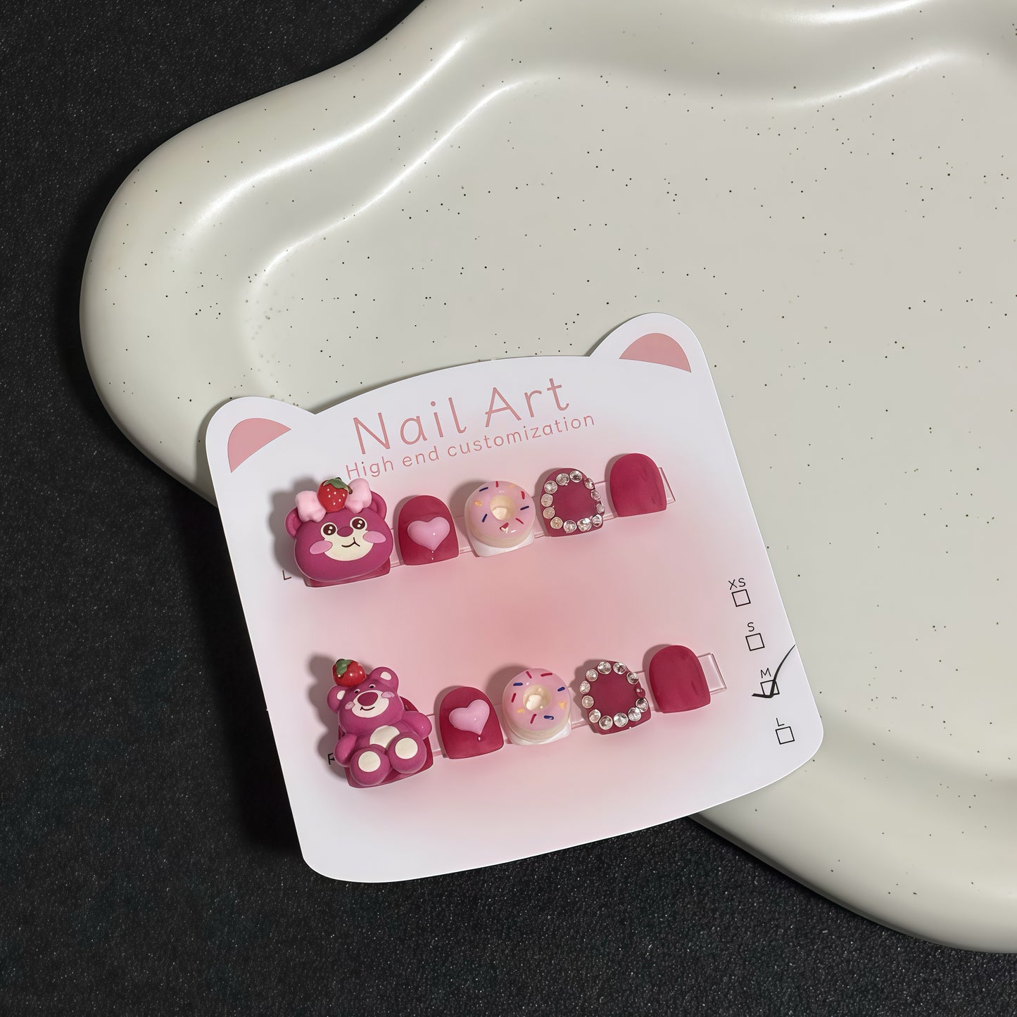 ZX-C98-CA-Shiny Diamonds Nails