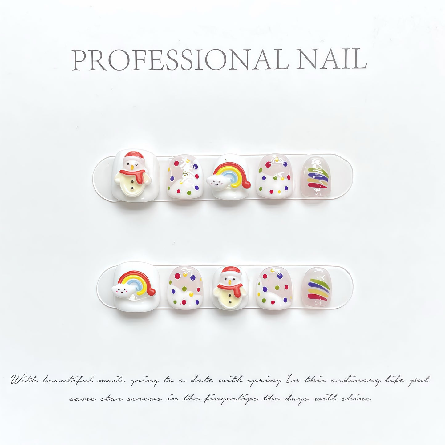 ZX-C31-CA-Shiny Diamonds Nails