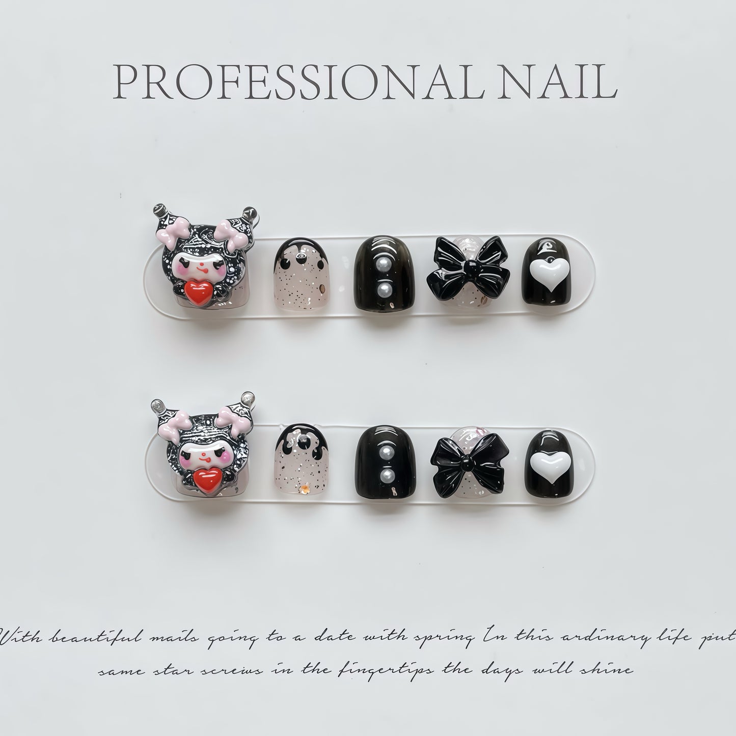 ZX-C10-CA-Shiny Diamonds Nails