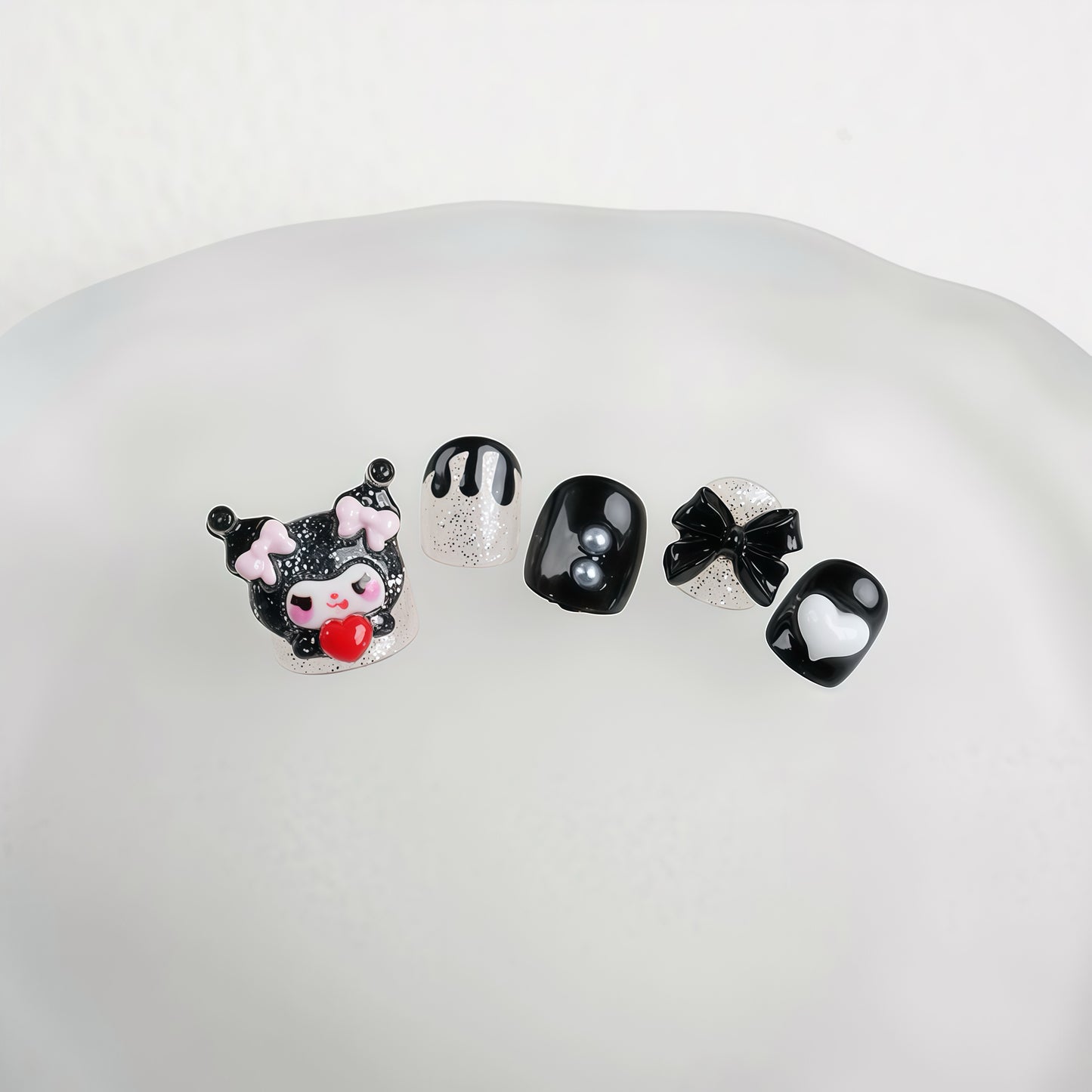 ZX-C10-CA-Shiny Diamonds Nails