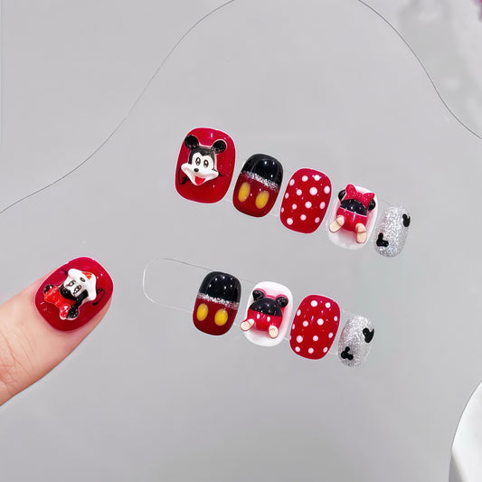 ZX-C54-CA-Shiny Diamonds Nails