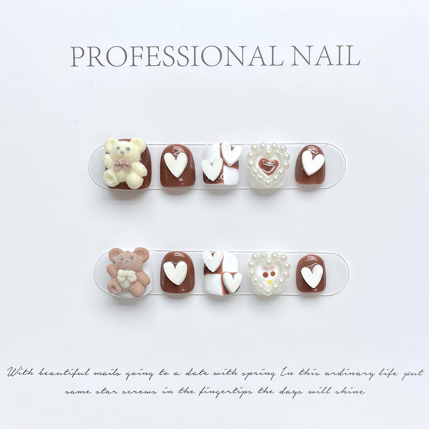 ZX-C33-CA-Shiny Diamonds Nails