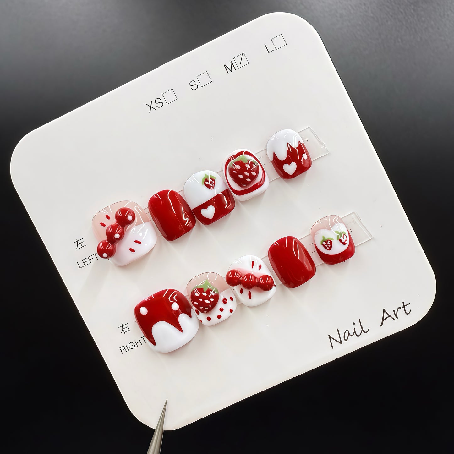 ZX-C115-CA-Shiny Diamonds Nails