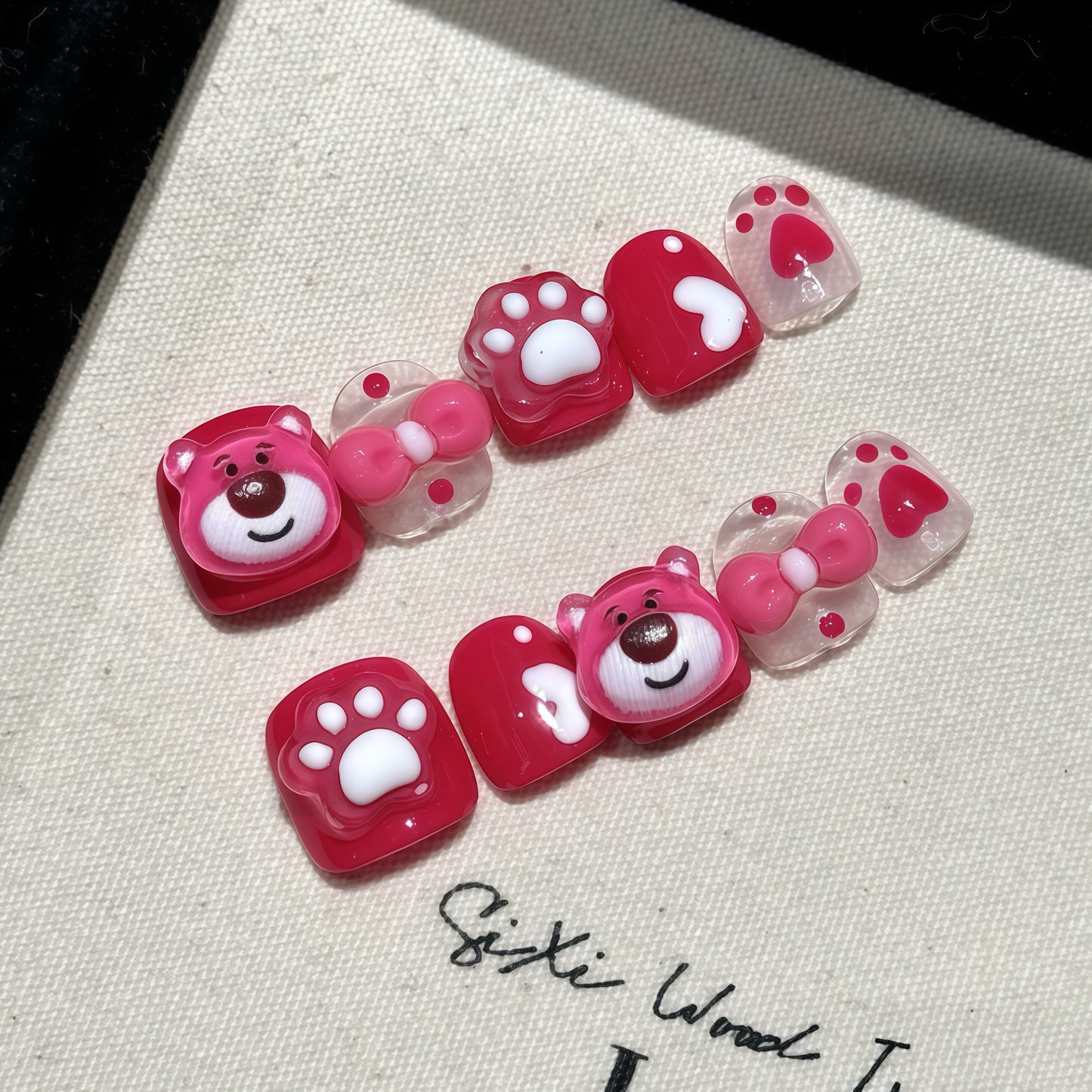 ZX-C80-CA-Shiny Diamonds Nails