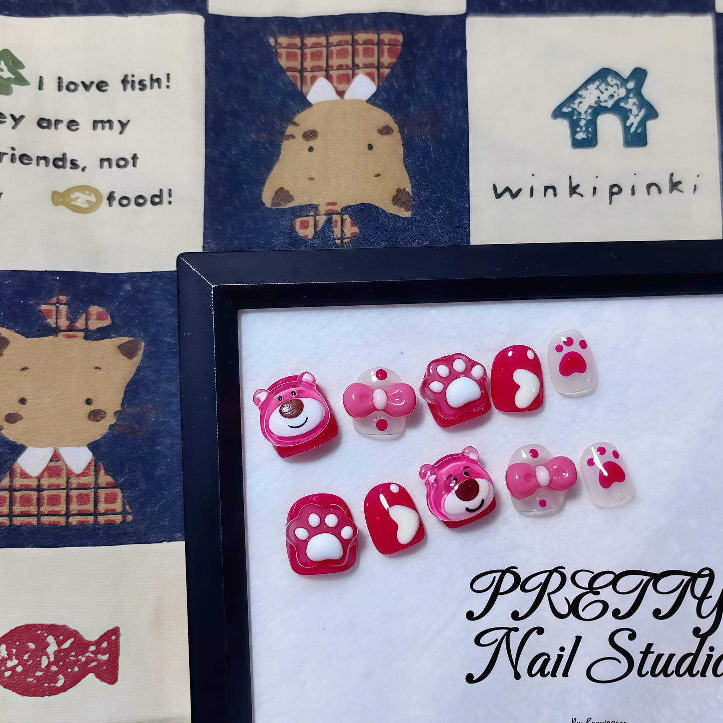 ZX-C80-CA-Shiny Diamonds Nails