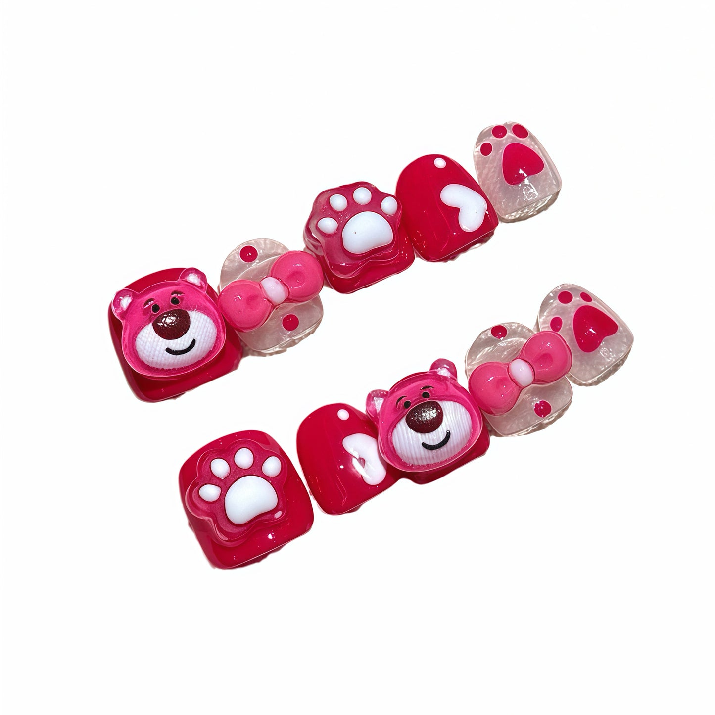 ZX-C80-CA-Shiny Diamonds Nails