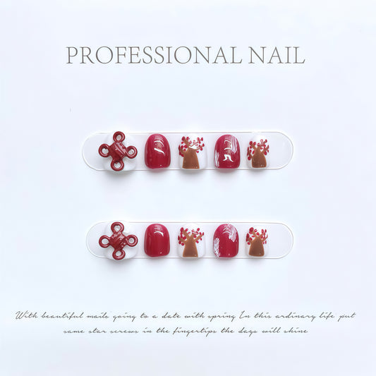 ZX-C26-CA-Shiny Diamonds Nails