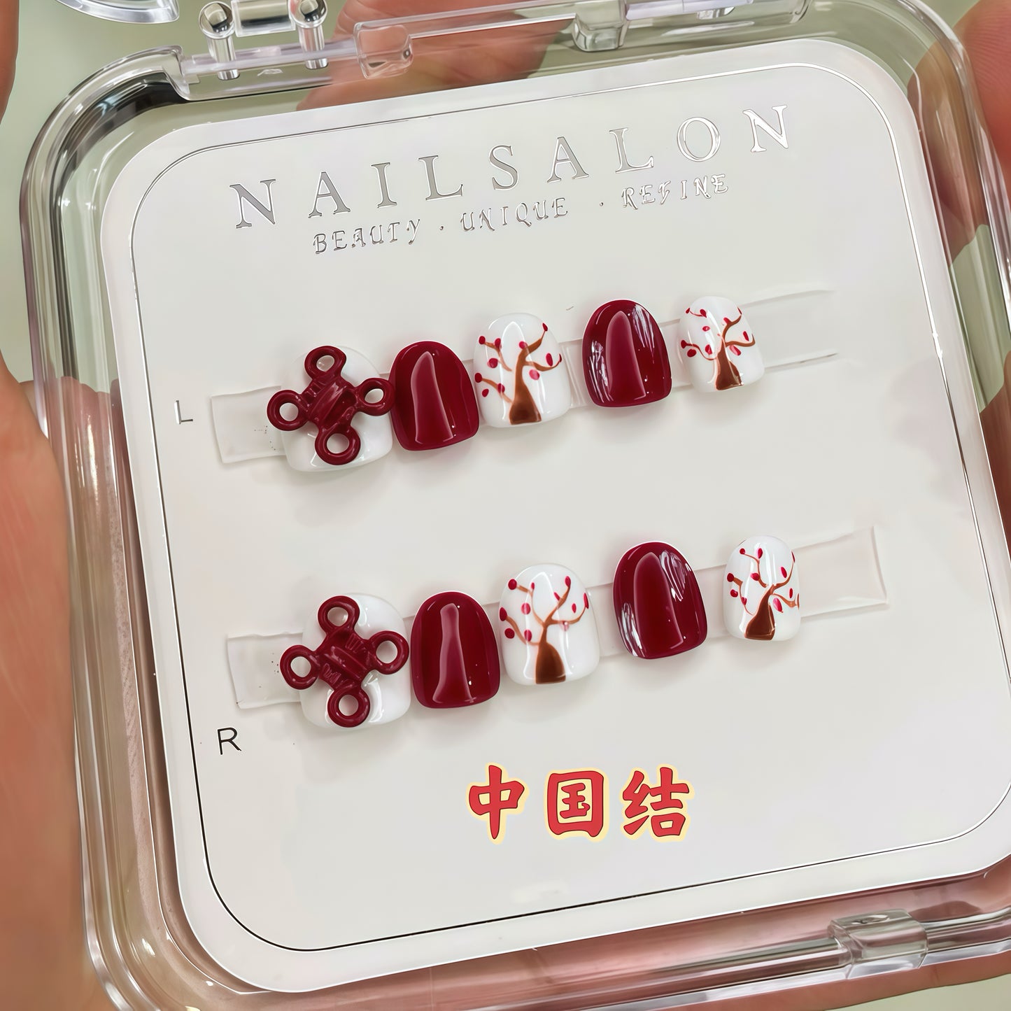 ZX-C26-CA-Shiny Diamonds Nails