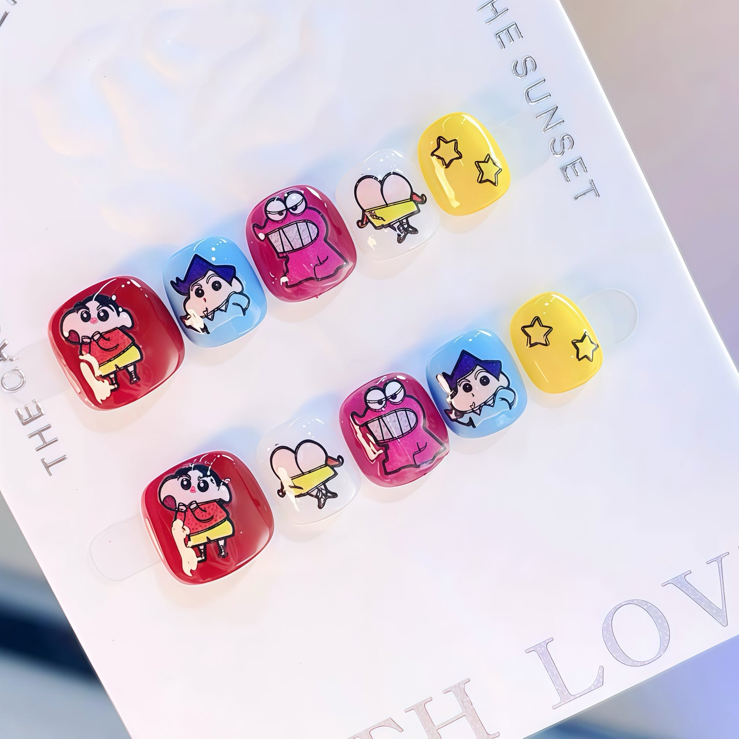 ZX-C75-CA-Shiny Diamonds Nails