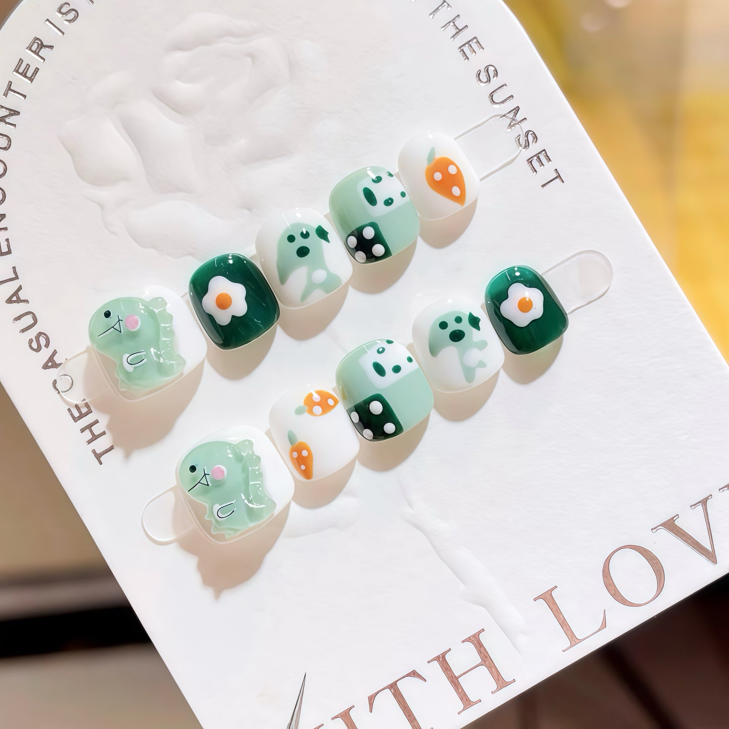 ZX-C63-CA-Shiny Diamonds Nails