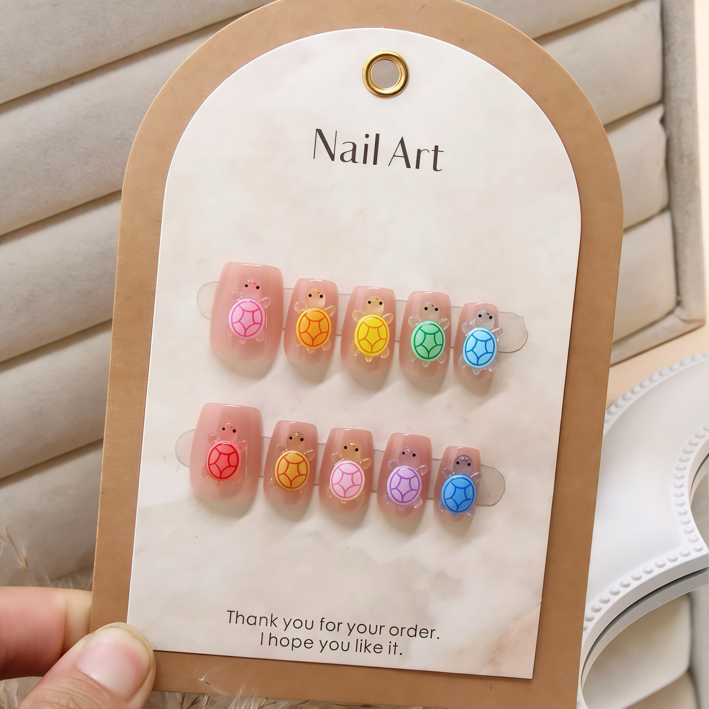 ZX-2381-CA-Shiny Diamonds Nails