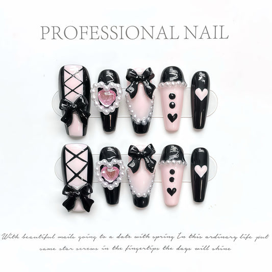 ZX-1230-CA-Shiny Diamonds Nails